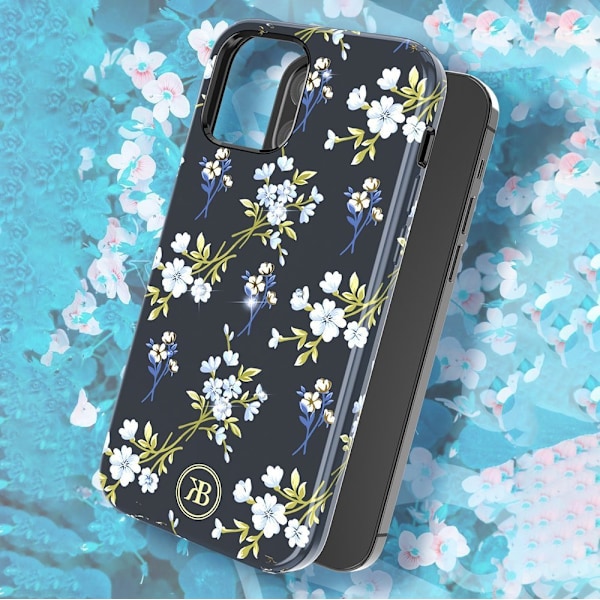 Kingxbar Blossom multifärgat skal med Swarovski-kristaller för i