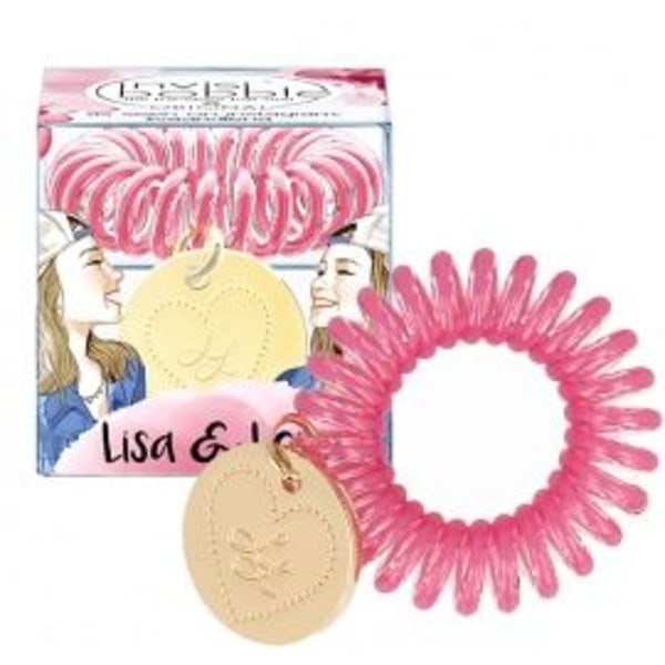 Invisibobble Nano Lisa & Lena Hårband med Charm - Rose Gold Char