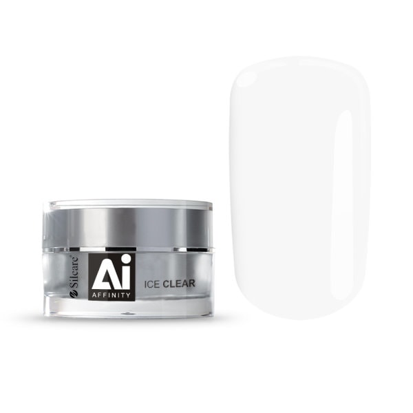 Silcare Gel Affinity Mediumviskös Enfas Nagelgel Ice Clear/ 30g