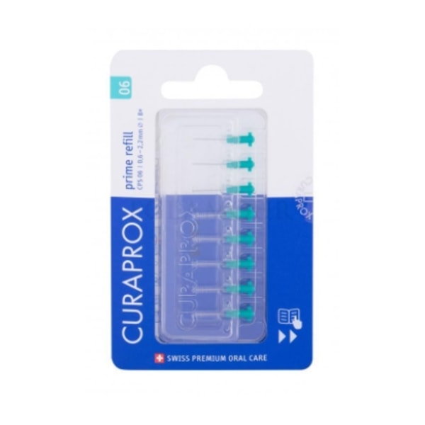 Curaprox/ CPS 06 Prime påfyllning/ Interdental borstar/ 8-pack