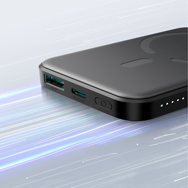 Joyroom JR-W020 5000mAh Powerbank/ Induktiv Laddare/ USB-A/USB-C