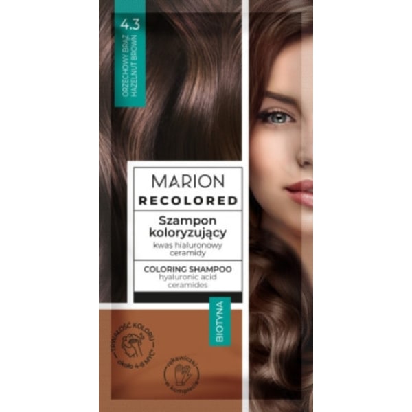 Marion/ Färgförstärkande Schampo Valnötbrun 4.3/ 35 ml