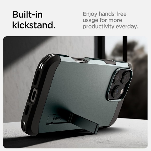 Spigen Tough Armor MagSafe mobilfodral med stöd för iPhone 16 Pr