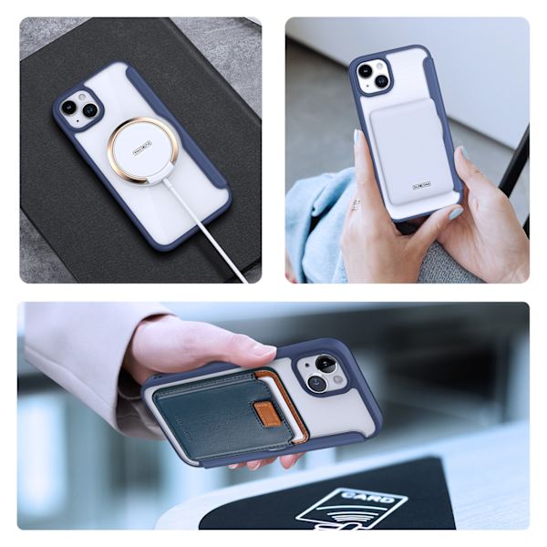 Dux Ducis Skin X Pro Fodral för iPhone 15 Plus med MagSafe och f