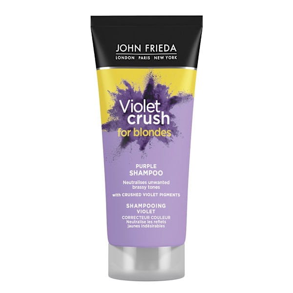 John Frieda Violet Crush keltainen sävyn neutraloiva shampoo, 75 ml