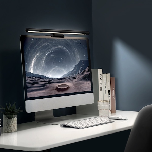 Baseus i-wok Series LED-skärmlampa för skrivbord/ svart (DGIWK-P
