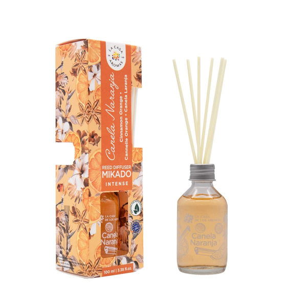 La Casa de los Aromas Mikado Intense - Doftstickor i Cinnamon oc