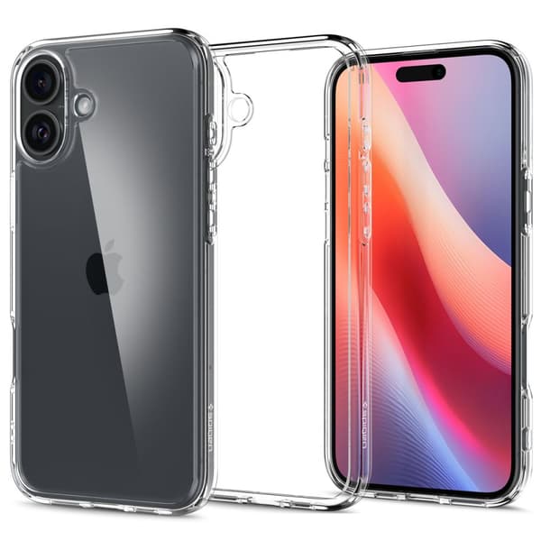 Spigen Ultra Hybrid Skal för iPhone 16 - Transparent