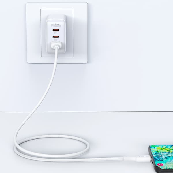 Acefast USB till USB-C Kabel 1/2m/ 3A/ Svart (C2-04 Black)