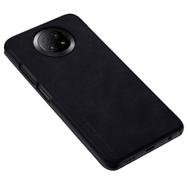 Nillkin Qin Läderfodral för Xiaomi Redmi Note 9T 5G Svart