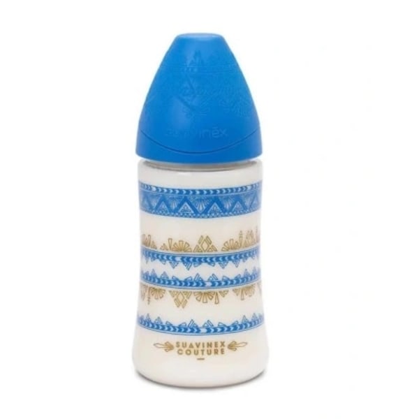 Suavinex/ Matningsflaska 0m+ 270 ml med silikonnapp