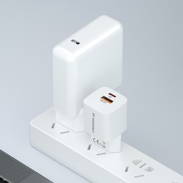 USB-C / USB-A Väggladdare Wozinsky CMWCW 20W - Vit