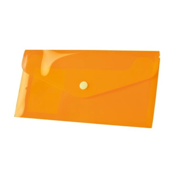 Orange Tryckknapp Kuvert