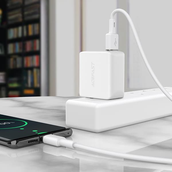Acefast USB till USB-C Kabel 1/2m/ 3A/ Svart (C2-04 Black)