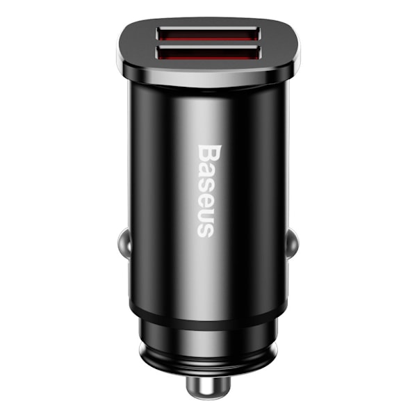 Baseus Kvadratisk Intelligenta Bil-Laddare 2X USB QC3.0 Snabblad