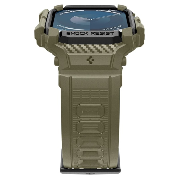 Spigen Rugged Armor Pro Armband för Apple Watch 10 (46 mm) - Grö