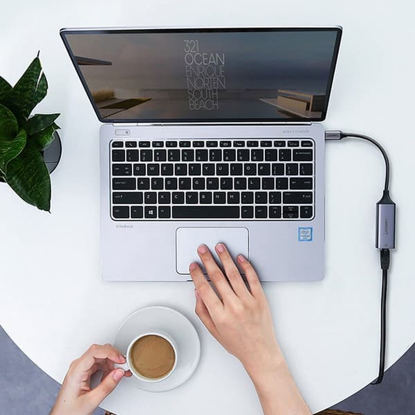 Ugreen Externt Nätverkskort RJ45 - USB Typ C (1000 Mbps/1 Gbps)