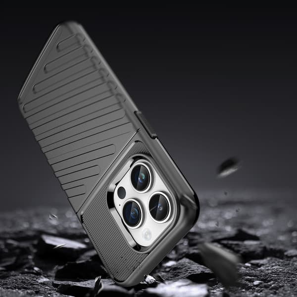 Thunder Fodral för iPhone 14 Pro Max - Robust Svart Skydd