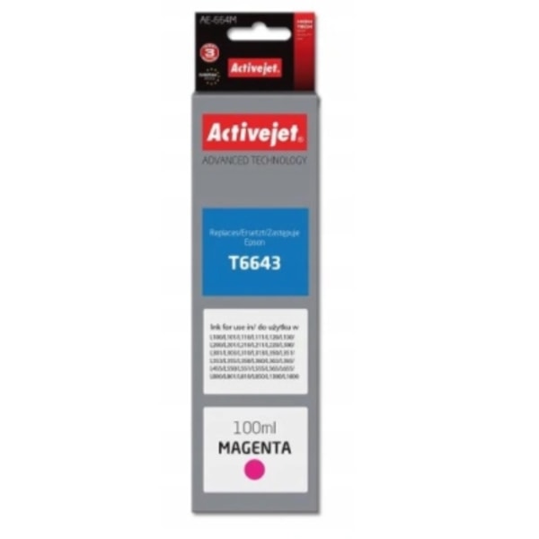 Bläckpatron T6643 Magenta for Epson - Kompatibel och Högkvalitat
