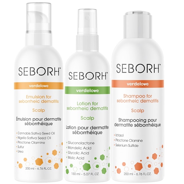 Seborh Hårvårdspaket: Schampo 200 ml + Scalp Emulsion 200 ml + S