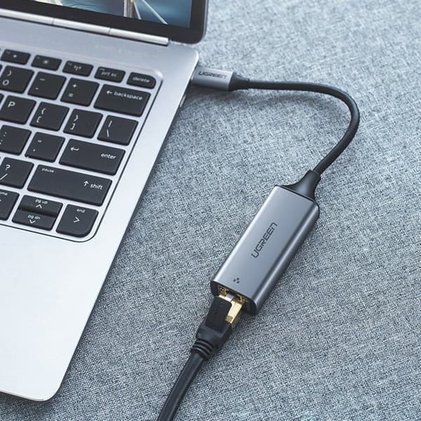 Ugreen Externt Nätverkskort RJ45 - USB Typ C (1000 Mbps/1 Gbps)