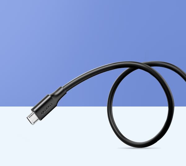 Ugreen US289 60138 Mikro USB / USB-A Kabel 2m - Svart