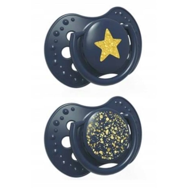 Lovi Silikon Napp 0-3m 22/892 Blå/ 2 St - Dynamisk Stardust Kval