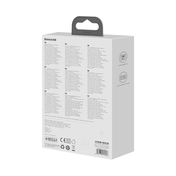 Baseus GaN5 Strömadapter CCGP110201 med HDMI & 2x USB-C/USB-A/ H