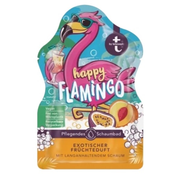 Badvätska med Lycklig Flamingo/ 40 ml - Exklusiv Import från Tys