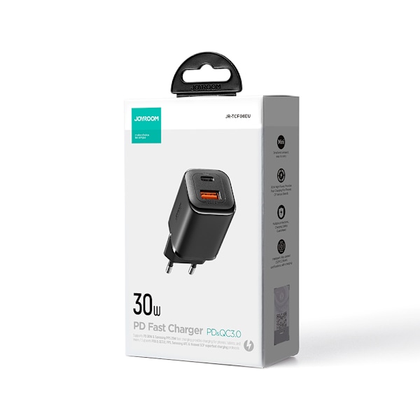 Joyroom JR-TCF08EU Snabbladdare/ Speed Series 30W USB-A/USB-C PD