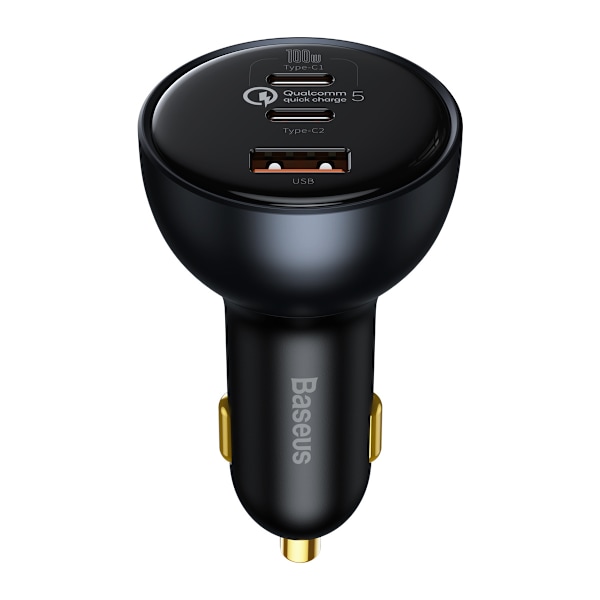 Baseus TZCCZM-0G USB-A/USB-C billaddare 160W PPS/QC 5/PD - Grå