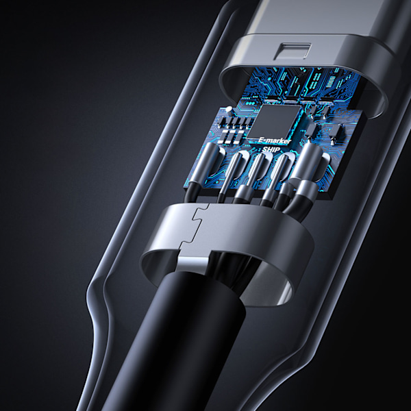 Ugreen US557 USB-C till USB-C Kabel 100W/ 1m - Vit