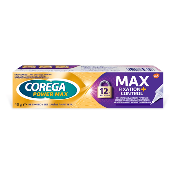 Corega Power Max - Fixerings- och skyddskräm för proteser/ 40 g
