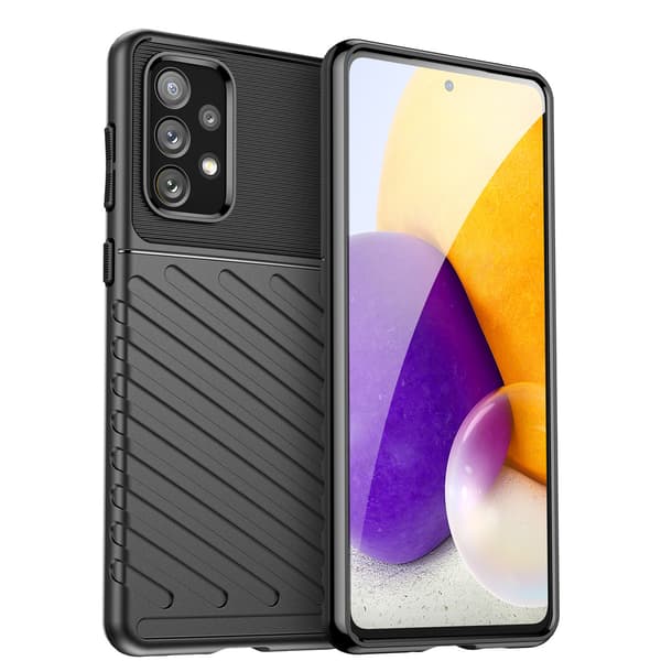 Thunder Case Stöttåligt Flexibelt Skal för Samsung Galaxy A73 Sv
