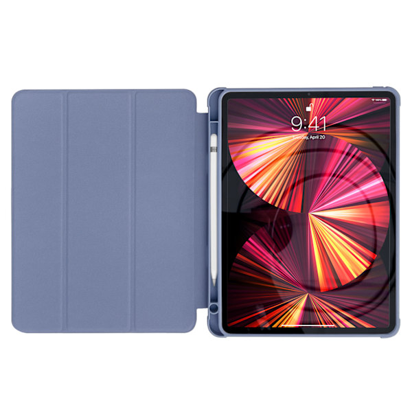 Skyddsfodral för iPad Mini 2021 - Blå Ställbart Smart Cover