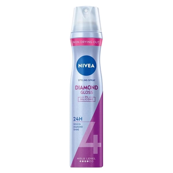 Nivea Timantti Kiilto Hiusspray, 250 ml