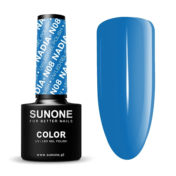 Sunone UV/LED geelilakka Väri Hybridilakka N08 Nadia, 5 ml