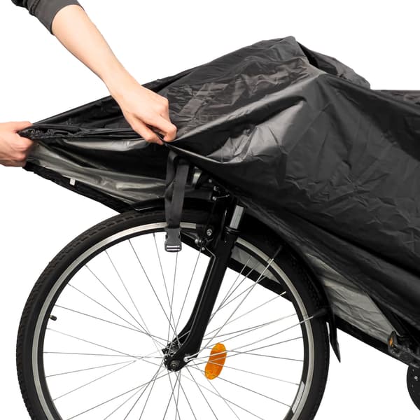 Vattentätt cykelöverdrag Storlek L - Svart