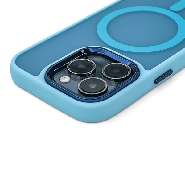 Magnetiskt Fodral MagSafe för iPhone 16 Pro Max - Ljusblå
