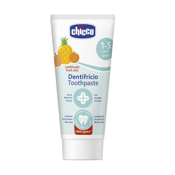 Fluortandkräm Chicco/ Multifruktssmak - 50 ml