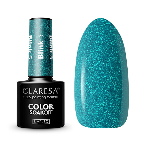 Claresa Color Soak Off UV/LED Gellack 3/5g - Blink Hybridnagella