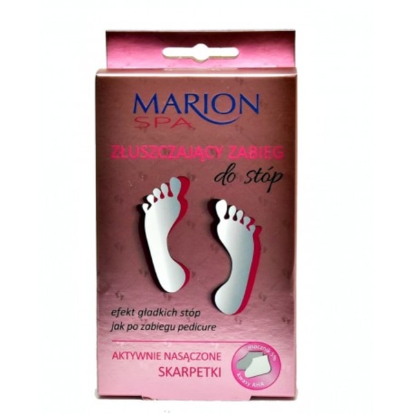 Marion Spa Fötter Peeling Behandling - 1 par strumpor + 2 aktiva