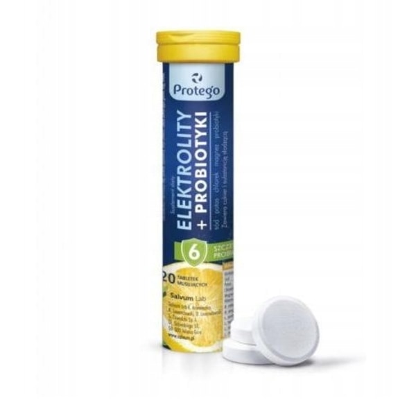 Protego Elektrolyt + Probiotika/ 20 brustabletter