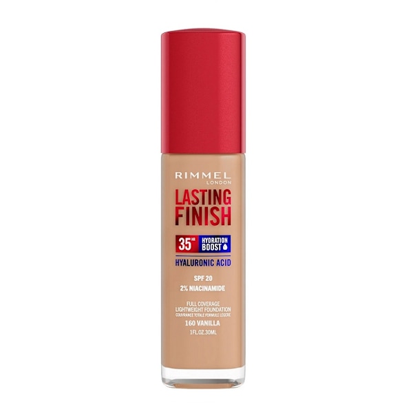 Rimmel Lasting Finish Fuktgivande och Långvarig Ansiktsfoundatio