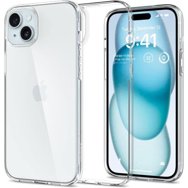 Transparent Spigen Liquid Crystal Skal för iPhone 14 Plus