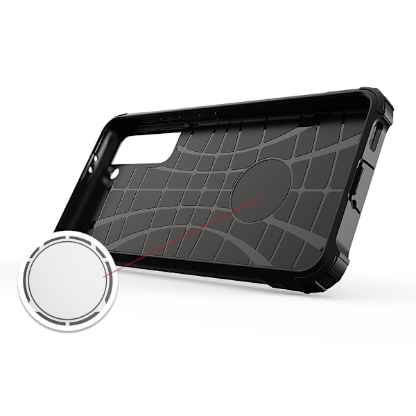 Samsung Galaxy S22+ Hybrid Armor Svart Stötsäkert Skal
