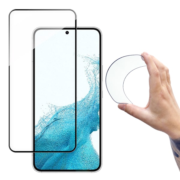 Wozinsky Full Cover Flexi Nano härdat glas med ram för Samsung G
