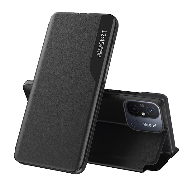 Eco Läder Fodral med Stativ Xiaomi Redmi 11A/Poco C55/Redmi 12C
