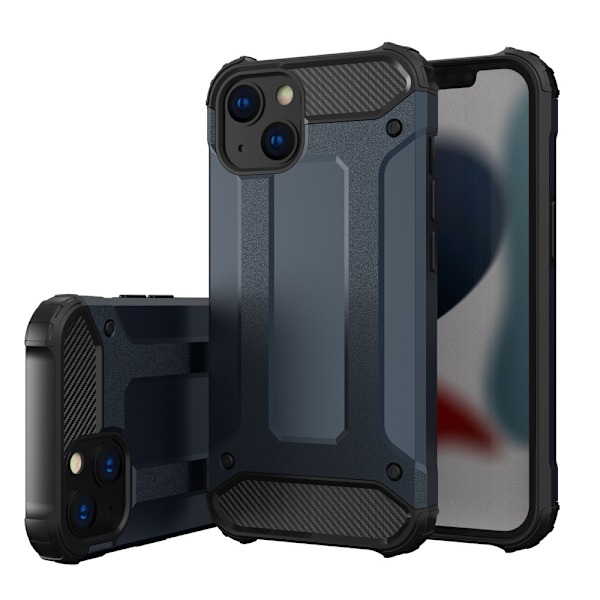Hybridlåda Blå för iPhone 14 - Stöttålig Skyddsfodral