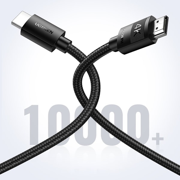 Ugreen HDMI-kabel 2.0 - 4K Ultra HD/ 3 meter/ svart (HD119 40102
